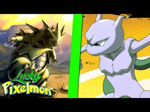Minecraft : LUCKY PIXELMON - MEWTWO SHINY vs TYRANITAR ! O LENDÁRIO NÃO AGUENTOU !!