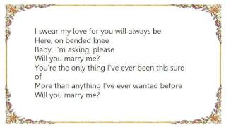 John Berry - Will You Marry Me Lyrics