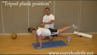 Download lagu Tripod Plank - advanced plank variations, www.everybodyfit.net mp3