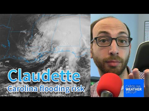 Claudette: Heavy rain, flood threat in Carolinas