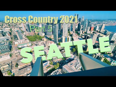 Space Needle in Seattle Washington 2021 4K