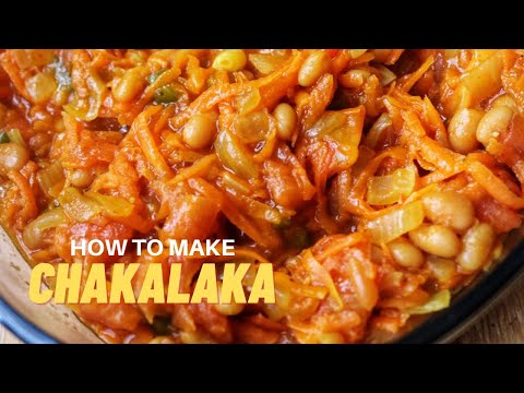 How to make Chakalaka | South African Food | South African Relish
