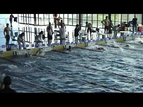 Regionali invernali nuoto Taormina 2010 prima serie 100 SL maschi