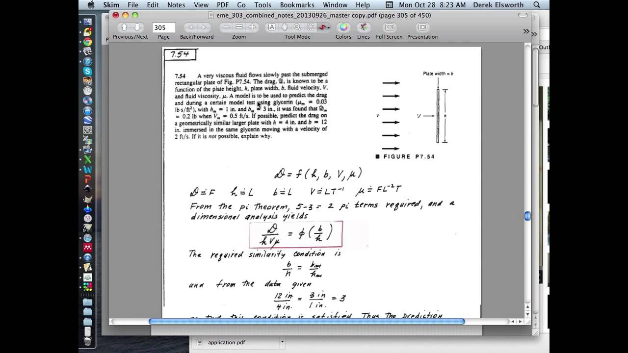 10:1 Pipe Flow - Dimensional Analysis