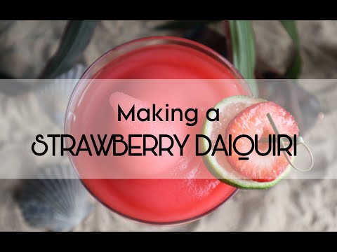 Making a Strawberry Daiquiri in a Spaceman Machine