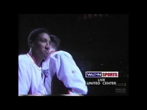 Michael Jordan's First Introduction at the United Center 1995