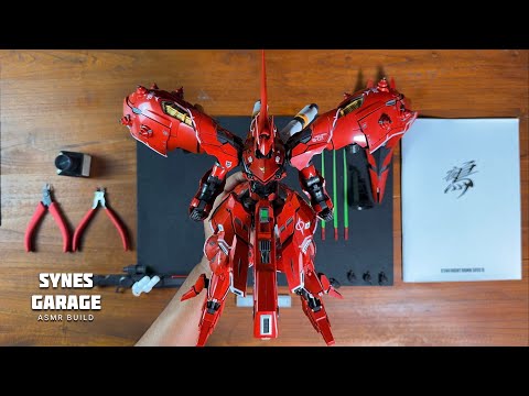 Night Hawk Spec II Red Soul 1/144 | ASMR BUILD | Red Soul Copy Nightingale