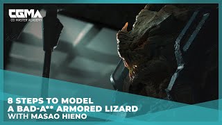 8 Steps to Model a Bad-A** Armored Lizard | Masao Hieno