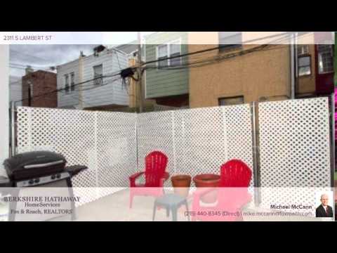 2311 S LAMBERT ST PHILADELPHIA, PA 19145