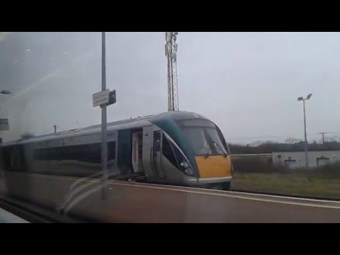 Train journey from Limerick Junction to Limerick City and a cycle in Limerick City