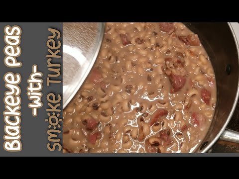 Blackeye Peas Recipe. Southern Style Blackeye Peas with Smoked Turkey! Oldschool! No Crockpot!