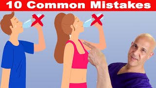 10 Common MISTAKES...You&#39;re Drinking WATER Wrong!  Dr. Mandell