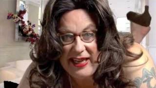 Vic Reeves as Cheryl Cole - Shooting Stars Christmas Special 2010