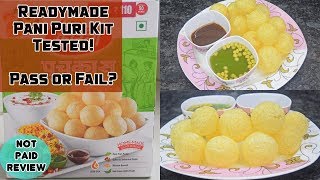 पैकेट पानी पूरी खरीदनी चाइये के नहीं ?! Readymade Pani Puri Kit Review (Not Sponsored)