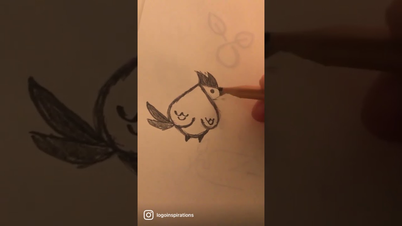 Logo Shorts - Chicken Logo from Sketch to Vector