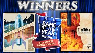 19th Dice Tower Awards - Winners Reaction!