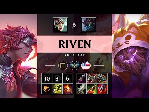 Riven Top vs Maokai - NA Challenger Patch 25.S1.3
