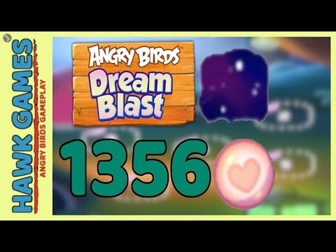 Angry Birds Dream Blast Level 1356 - Walkthrough, No Boosters