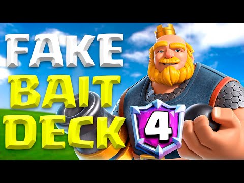 TROLLING TOP LADDER WITH FAKE LOGBAIT DECK 🤣 - Clash Royale
