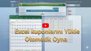 Excel Spor Toto Kuponlarını Siteye Yükle ve Otomatik Oyna #sportotoexcelkuponlar