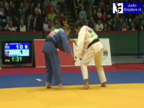 Judo 2009 Hamburg: Dumitru (ROU) - M Barki (TUN) [-48kg].