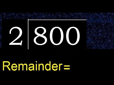 Divide 800 By 2