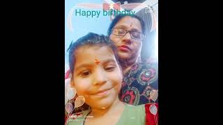 # happy birthday 🎂 yukti (sis) with 7 ⭐ life