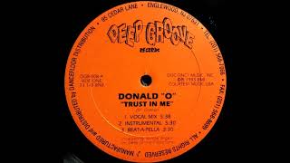 Donald "O" - Trust In Me (Instrumental)