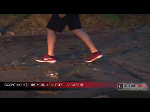 Gospodarii si drumuri afectate la Calvini