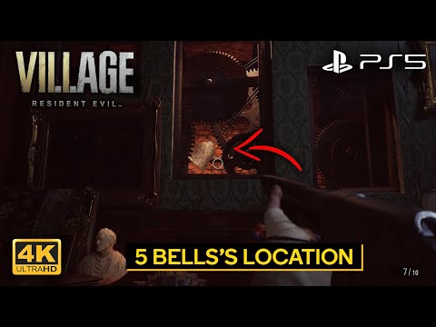 RESIDENT EVIL: VILLAGE | How To Solve The Bell Puzzle & Ring All 5 Bells 🔥 PS5 ft. 4K60FPS