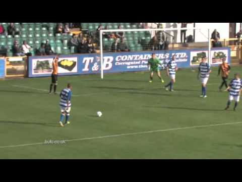 Boston United v Kettering Town FA CUP 2Q Highlights  22092012