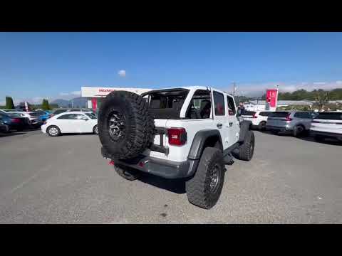 2019 Jeep Wrangler Unlimited Rubicon 4x4 in Bright White for sale at Murray Honda in Chilliwack, BC