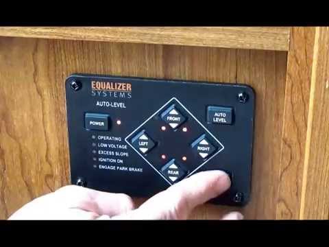 Jayco Greyhawk Class C Auto Leveler Operation video