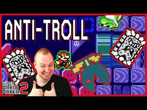 Anti-trolls, flying fish, and swampy speedruns [Super Mario Maker 2]