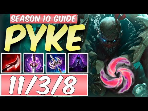 LEARN HOW TO PLAY PYKE SEASON 10 | BEST Build & Runes | Season 10 Pyke guide | League of Legends