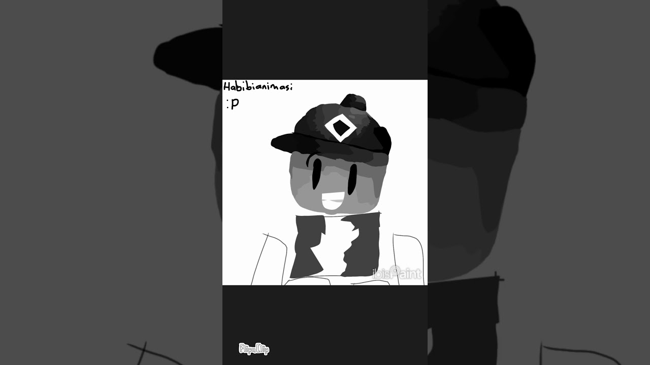 drawing random people day 1 #roblox #ibispaintx