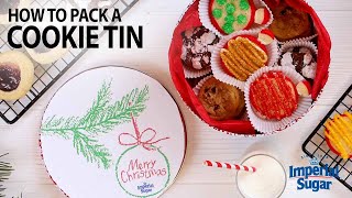 How to Pack a Christmas Cookie Tin