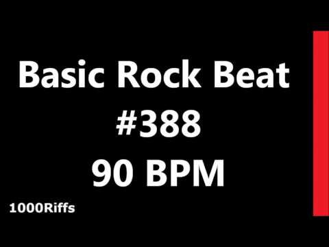 Basic Rock Beat #388 : 90 BPM : Beats Per Minute