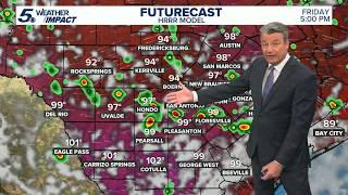 Storm chances return for Thursday and Friday | KENS 5 Weather Impact Forecast