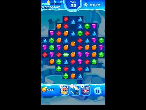 Jewel Pop Mania:Match 3 Puzzle Level 28 ( Jewel Ice Episode ) - Walkthrough ( No Booster )