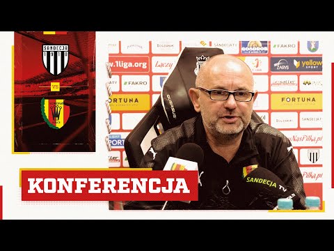 Konferencja prasowa po meczu Sandecja Nowy Sącz - Korona Kielce