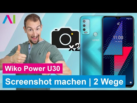 Wiko Power U30 - Screenshot erstellen 2 Wege • 📱 • 📸 • 🏞 •