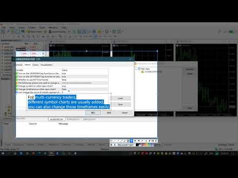 Video Directional Key To Change Symbols and TimeFrames