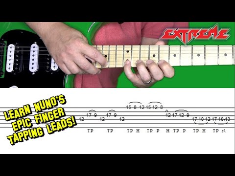 Extreme - Get the Funk Out - Guitar lesson (solo) with tabs!