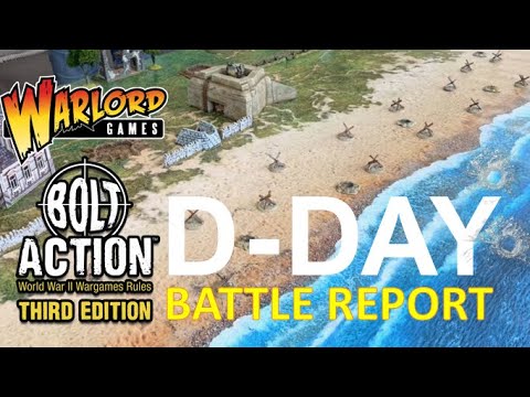 D-Day Anniversary Battle Report: Jig Green Sector, Gold Beach, British v Germans #warlordgames #dday