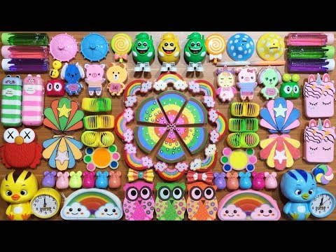 Mixing Random Things into Glossy Slime | Satisfying Slime Videos #169