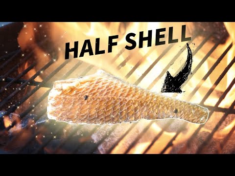 How to Cook REDFISH on the Half Shell (Cajun Grill Recipe)