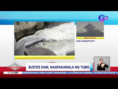 Bustos Dam, nagpakawala ng tubig BT