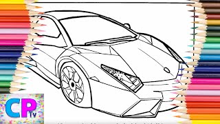 Lamborghini Coloring,Picture of Crazy Fast Street Car,Lamborghini Car Coloring Pages Tv