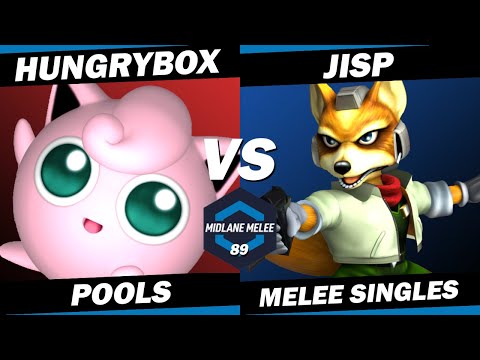 Hungrybox vs Jisp - Pools | Midlane Melee 89